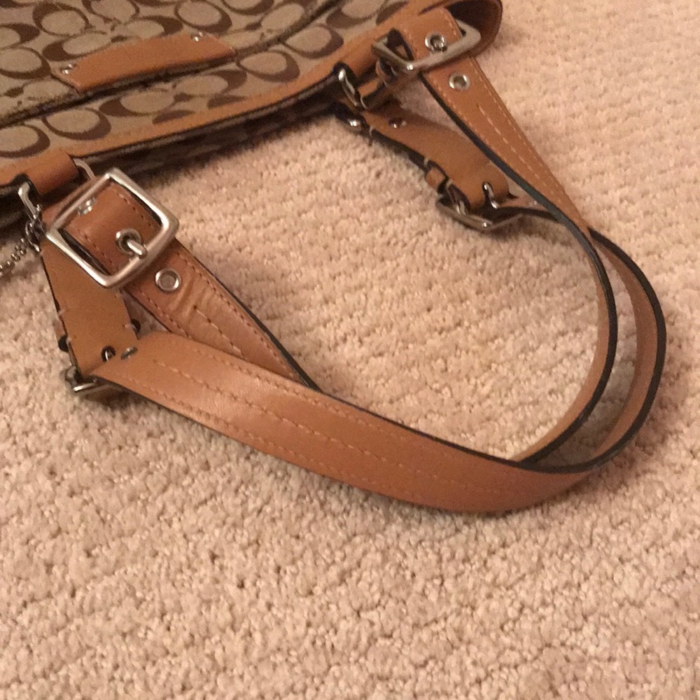 Southampton tote Coach purse - Picture 6 of 8